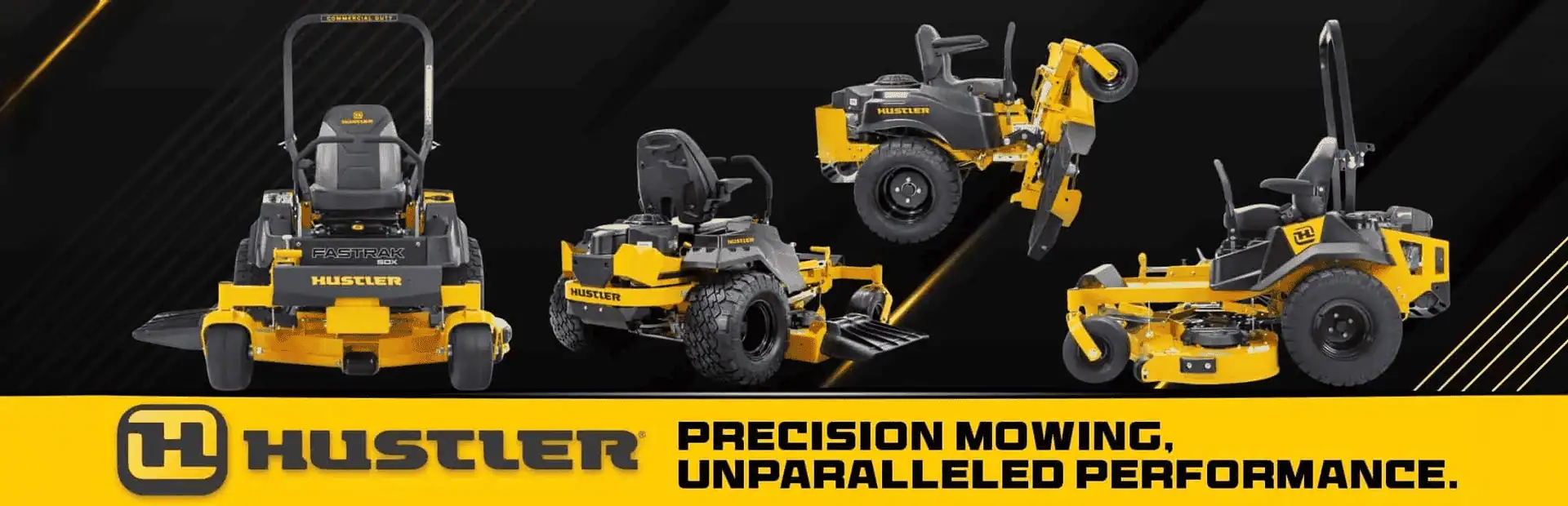 Hustler mowers — precision mowing, unparalleled performance