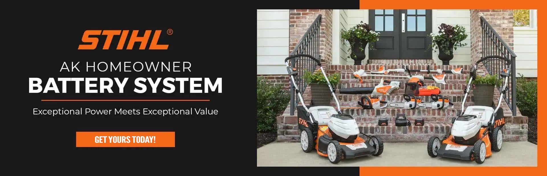 STIHL AK Homeowner Battery System — exceptional power meets exceptional value